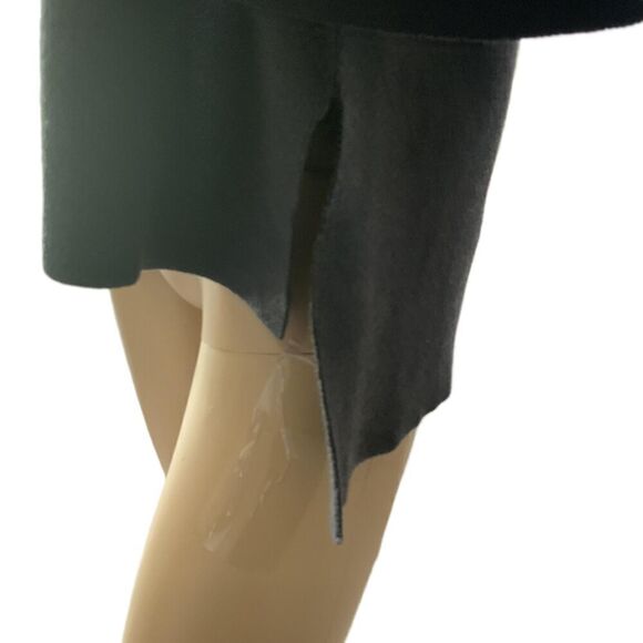 Anthropologie Sunday In Brooklyn Dark Gray 3/4 Sleeve Crew Neck Sweater Small - Picture 11 of 13